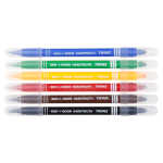 KOH Fasermaler Doppelfaserpens Dick - Dünn 6er PP-Hülle