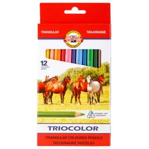 KOH Buntstifte Schule Jumbo Triocolor 12er