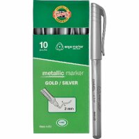 KOH Silber Marker Metallic- Marker 2,0 mm wasserfest