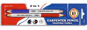 KOH Zimmermannsbleistift 2 in 1 Jumbo Duo 2er Blister