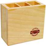 KOH Aufsteller Holz leer 3 Fächer