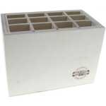 KOH Aufsteller Holz leer 12 Fächer 12x6,8x8,7cm