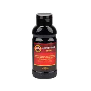 KOH Acrylfarbe 500 ml Flasche black