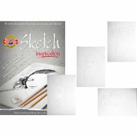 KOH Sketchblock A4 Skizzenblock - 20 Blatt mit...