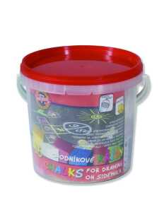 KOH Straßenmalkreide bunt sortiert 16 Stück im Eimer