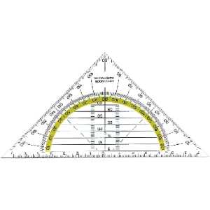 KOH Geo- Dreieck 45° 14 cm Lineal u Winkelmesser