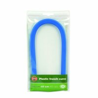 KOH Lineal - Kurvenlineal plastisch , blau - 40 cm lang