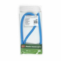 KOH Lineal - Kurvenlineal plastisch , blau - 80 cm lang