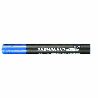 KOH Marker Permanent- Marker 1 - 5 mm Keilspitze - blau -   ( 4006 )