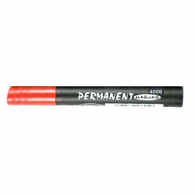 KOH Marker Permanent- Marker 1 - 5 mm Keilspitze - rot -   ( 4006 )