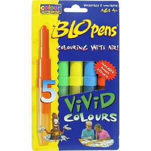 Centro Blo Pen "Vivid Colours" 5er Pack mit hellen Farben