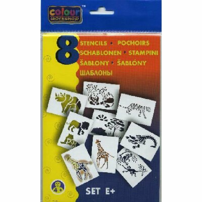 KOH Blo Pen - Schablonen 8er Pack "Wildtiere" - E+ -