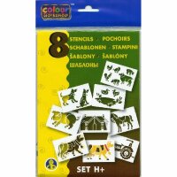 KOH Blo Pen - Schablonen 8er Pack "Bauernhof" -...