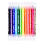 KOH Fasermaler Doppelfaserpens Dick - Dünn 12er PP-Hülle