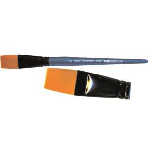 CMI Pinsel Aquarell Synthetikhaar flach Kurzstil Gr. 20 sZ