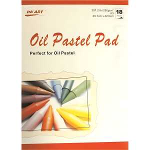 CMI Pastellmalerei Ölpastell- Malblock A3, 230 g/m² 18 Blatt