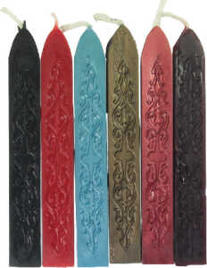 CMI Siegelwachs- Kerzen 6er Pack gemischt 6 x 8 g