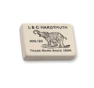 KOH Radiergummi Klassisch eckig weiß 20er Pack