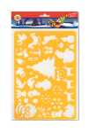 KOH Schablone - Malschablone 18,5x26,5 cm Weihnachtsmotive