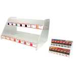 KOH Aufsteller Acryl leer 14 Fächer