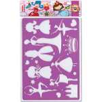 KOH Schablone - Malschablone 18,5x26,5 cm Krone