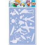 KOH Schablone - Malschablone 18,5x26,5 cm Skateboard