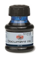 KOH Tinte - Dokumententinte blau , 50ml PVC- Flasche