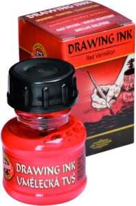 KOH Profi- Künstlerzeichentusche - Vermilion Red - 20g