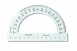 KOH Winkelmesser Plast 180° D = 12,5 cm Transparent