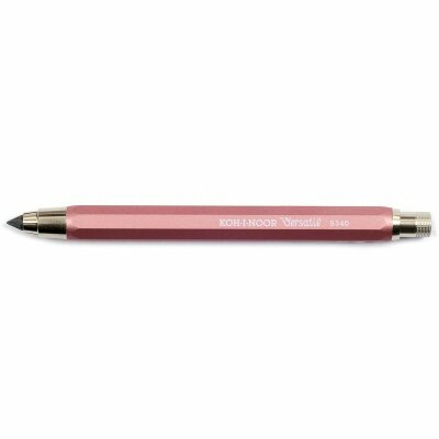 KOH Druckbleistift Metall- Minenhalter 5,6 x 120 mm Mine - Rosa / Bordeaux rot - inklusive Minenspitzer > 7KK <