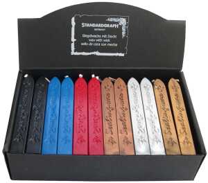 Standardgraph Siegelwachs STANDARD mit Docht 36 Stück