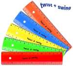 Standardgraph Twist & Swing Lineal 15 cm fünf Farben sortiert 1 Stück