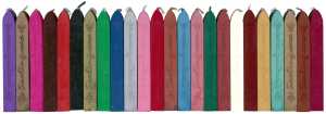 Standardgraph Siegelwachs mit Docht 24 Farben sortiert im Beutel