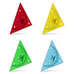 Standardgraph Geometriedreieck Stano Flex 16 cm flexibel,...