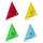 Standardgraph Geometriedreieck Stano Flex 16 cm flexibel, 12x farbig sortiert