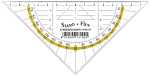 Standardgraph Geometriedreieck Stano Flex 16 cm flexibel,...