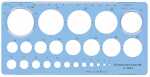 Standardgraph Schablone Kreise 25 Kreise
