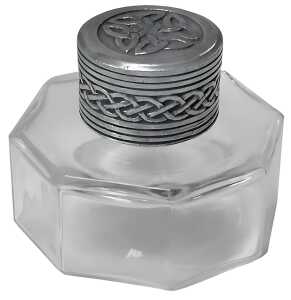 Standardgraph Tintenglas Ottagonale 60 ml leer, achteckig, Deckel aus Bakelit