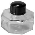 Tintenglas OTTAGONALE 60 ml achteckig mit Deckel aus...