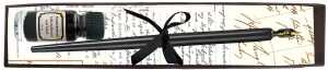 Kalligraphie-Set Linkshand Federhalter 10 ml Tinte schwarz Feder 16
