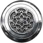 Rubinato Kalligraphie-Tintenglas 48 ml schwarz, Metall...