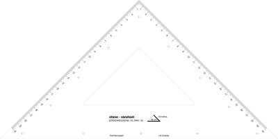 STDGRAPH Zeichendreieck CONSTANT 45° 35cm 1 Stück