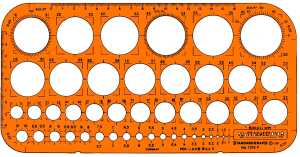 Kreisschablone STANDARDGRAPH 1315F