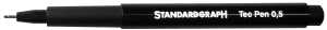 Standardgraph Fineliner tec pen 05 schwarz 1 Stück