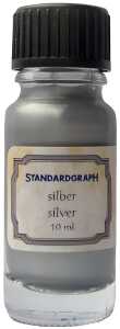 Standardgraph Tintenglas 10 ml silber 1 Stück