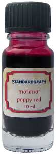 Standardgraph Feine Tinte 10 ml mohnrot, im Glas