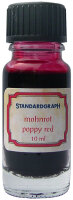 STDGRAPH Tintenglas 10 ml mohnrot 1 Stück