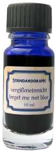 Standardgraph Feine Tinte 10 ml vergissmeinicht, im Glas