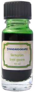Standardgraph Feine Tinte 10 ml farngrün, im Glas