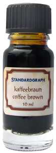 Standardgraph Feine Tinte 10 ml kaffeebraun, im Glas